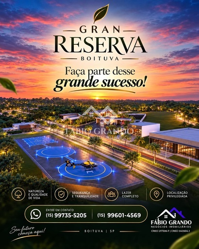 Lote/Terreno de 450m² no bairro Pinhal, em Boituva | Eu Corretor