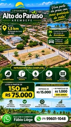 Loteamento no bairro Arembepe (Abrantes), em Camaçari | Eu Corretor